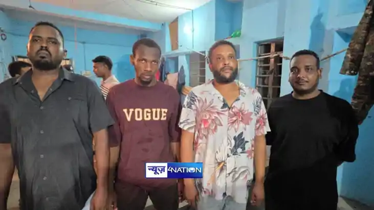 Motihari 5 Foreign Nationals Caught for Illegal Entry