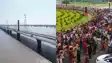 Bihar news -  एशिया के सबसे चौड़े सिक्सलेन पुल का पीएम मोदी ने किया उद्घाटन, बारिश में भी सिमरिया घाट पर जुटे हजारों लोग
