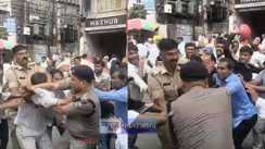 DSP का कॉलर पकड़ा