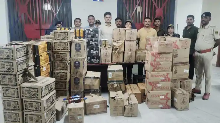 Chakand Police Station Gaya Liquor Seized