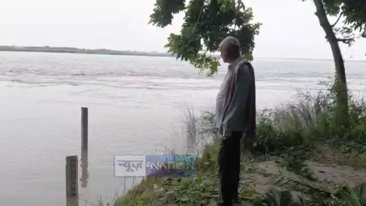 Gandak River Rises Above Danger Mark Vaishali on High Alert