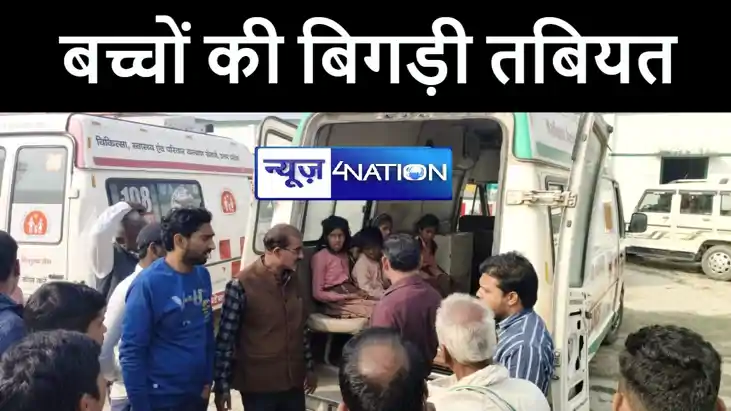 यूपी में गैस सिलेंडर की बजाय टायर जलाकर बनाया गया मिड डे मिल