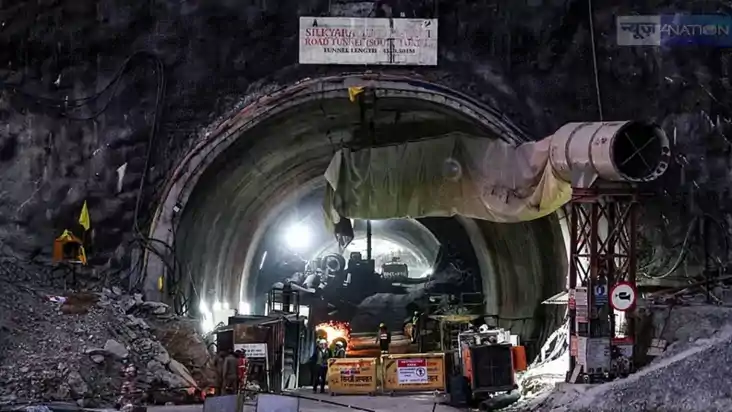 tunnel collapse - तेलंगाना में निर्माणाधीन सुरंग का बड़ा हि