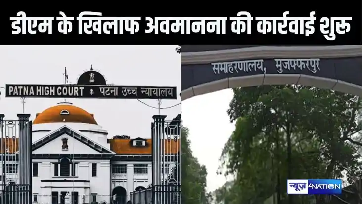 पटना हाईकोर्ट में मुजफ्फरपुर डीएम के खिलाफ अवमानना की कार्रव