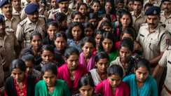 Human Trafficking :  हाथ पर केवल बर्थ और कोच संख्या ! पटना कैपिटल एक्सप्रेस से लायी जा रही 56 युवतियों को पुलिस ने बचाया, महिला सहित दो को किया गिरफ्तार  