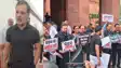 Congress Protests NEET Leak In Parliament rahul Leaders Wear Black