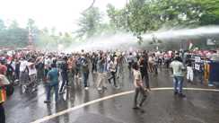students protest in Patna