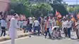 Violent clash between BJP and Congress