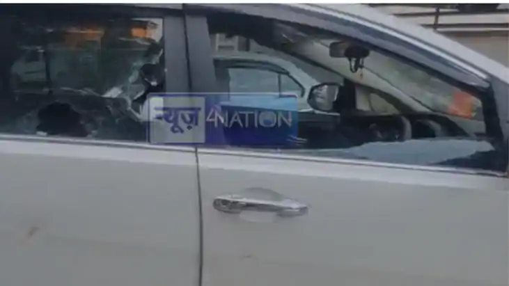 patna neet protest rohit pandey car attack