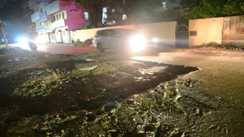 Patna  road collapse