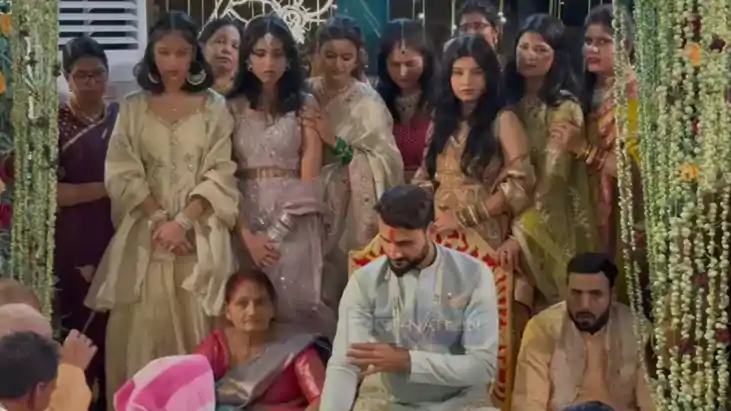  Akash Deep Tilak Ceremony