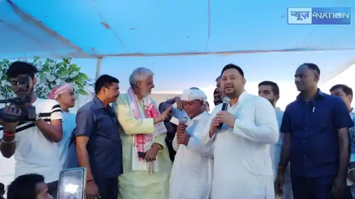 Bihar vidhansabha news 2025 - मंच से भाजपा नेता सतीश यादव को