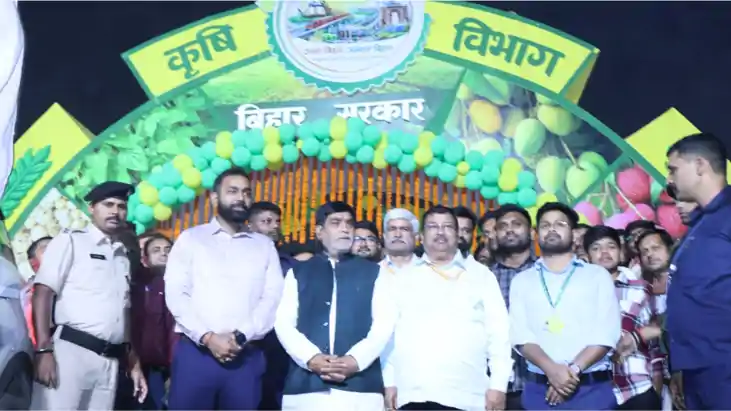 Bihar Diwas : कृषि मंत्री रामकृपाल यादव ने गाँधी मैदान में क