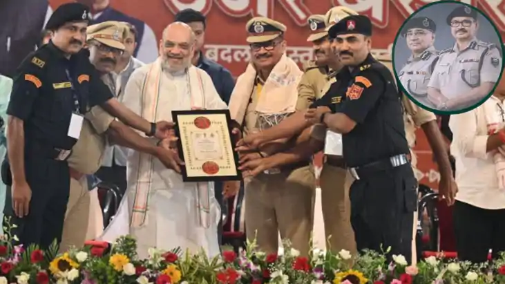Bihar Police Awarded by Amit Shah