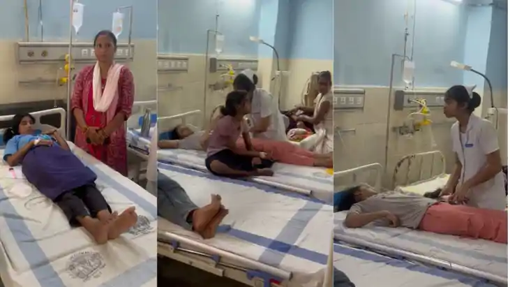 भीषण गर्मी का प्रकोप: कस्तूरबा आवासीय विद्यालय की 6 छात्राएं