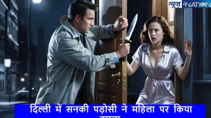 दिल्ली में सनकी पड़ोसी की खौफनाक वारदात! महिला के बात न करने