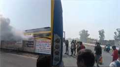 Smoke in Moving Bus on Hajipur Patna Highway Sparks Panic