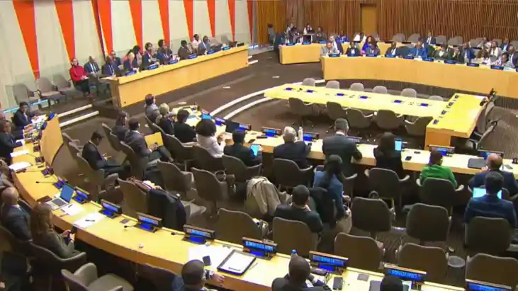 Jamui MP Arun Bharti Presents India Stand at UN Peacebuildin
