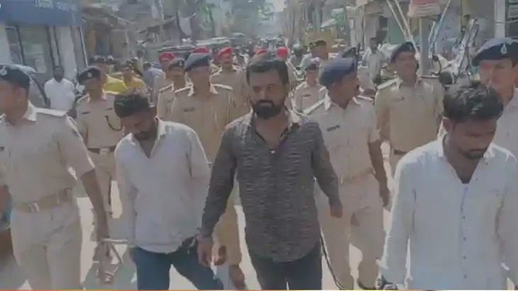 Arrah Ex Customs Officer Murder Case Accused Walked to Court