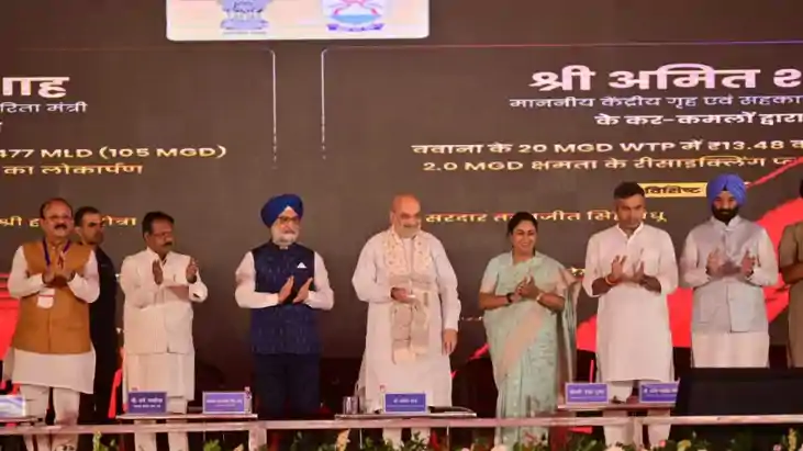 अमित शाह ने यमुना सफाई के लिए 8,941 करोड़ रुपये की 43 परियोज