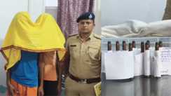 देशी कट्टा और 10 कारतूस के साथ 2 अपराधियों को पुलिस ने दबोचा, हथियार के दम पर शराब तस्करी में रुकावट निपटाने की थी साजिश
