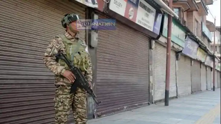आतंकवादी हमले के बाद श्रीनगर में बंद 