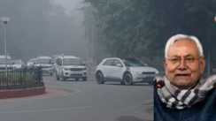 Defying Fog and Cold Nitish Hits Patna Roads