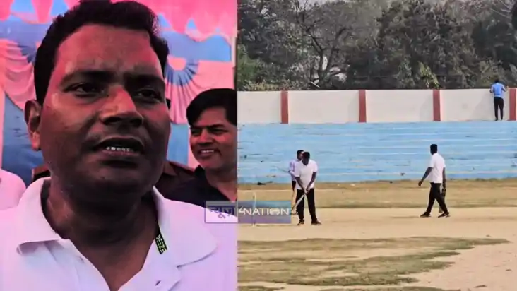 Bihar Sport News : छपरा में पुलिस एकादश ने पत्रकार एकादश को 