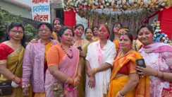 बसंत पंचमी पर दिखा नारी शक्ति का जोश, विधायक विभा देवी ने महिलाओं संग उड़ाया गुलाल