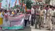नवादा में कांग्रेस का जोरदार आक्रोश मार्च: पेपर लीक पर केंद्र सरकार के खिलाफ प्रदर्शन, मोदी-प्रधान से इस्तीफे की मांग