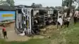 Bihar Road Accident : जमुई में यात्रियों से भरी अनियंत्रित बस ने गड्ढे में मारी पलटी, मौके पर मची अफरा-तफरी  