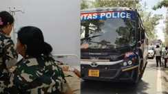 सासाराम में भीषण सड़क हादसा: महिला पुलिसकर्मियों से भरी बस मे ट्रक ने मारी टक्कर, 10 घायल