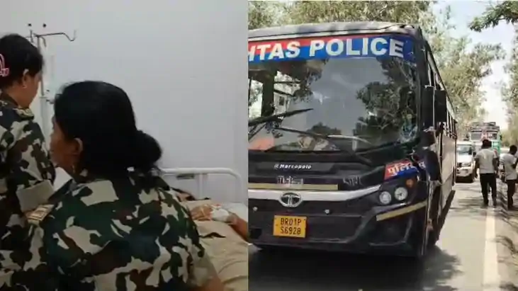 सासाराम में भीषण सड़क हादसा: महिला पुलिसकर्मियों से भरी बस म