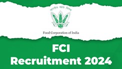 FCI Recruitment 2024