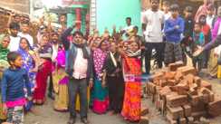 shoddy road and drain construction in Patna