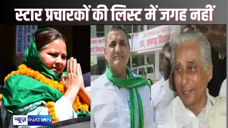 RJD के स्टार प्रचारकों की लिस्ट जारी, मीसा भारती सहित कई टॉप