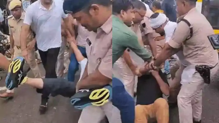 पटना में कांग्रेसियों का प्रदर्शन, पुलिस और युवा कांग्रेस म पटना में कांग्रेसियों का प्रदर्शन, पुलिस और युवा कांग्रेस म