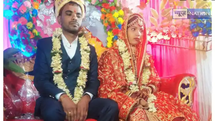 Bihar News - जयमाला के स्टेज पर रसगुल्ला खाया, हाथ धोने के ब