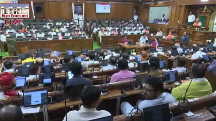 Samrat vote of confidence:बिहार विधानसभा में फ्लोर टेस्ट शुर