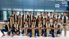 Japans hockey team reached Bihar 