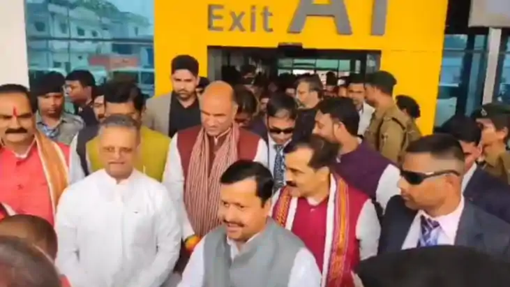 Nitin Nabin Attends Tribute in Darbhanga RS Poll Buzz Grows