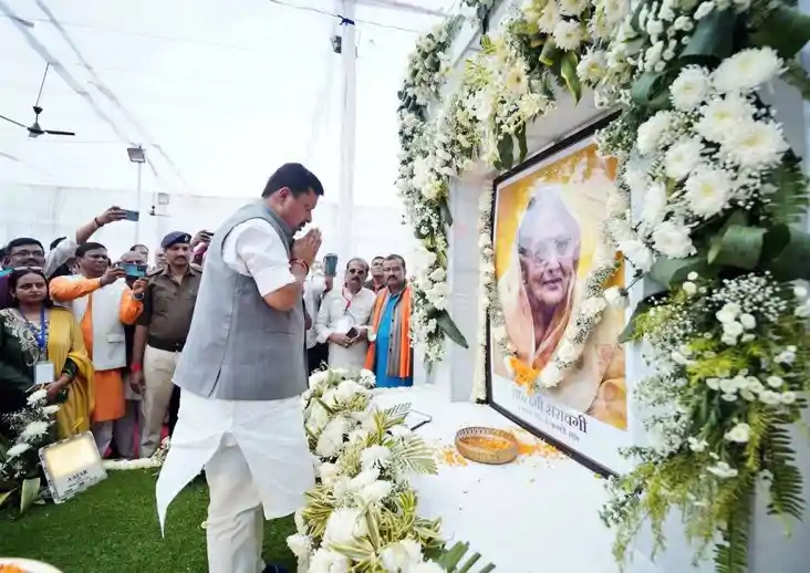 Nitin Nabin Attends Tribute in Darbhanga RS Poll Buzz Grows