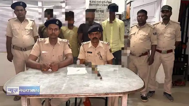 Bihar crime - कब्रिस्तान के पास बड़े अपराध के लिए योजना बना 