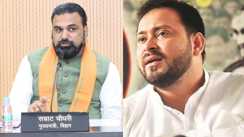 Tejashwi yadav lashes out Samrat choudhary 