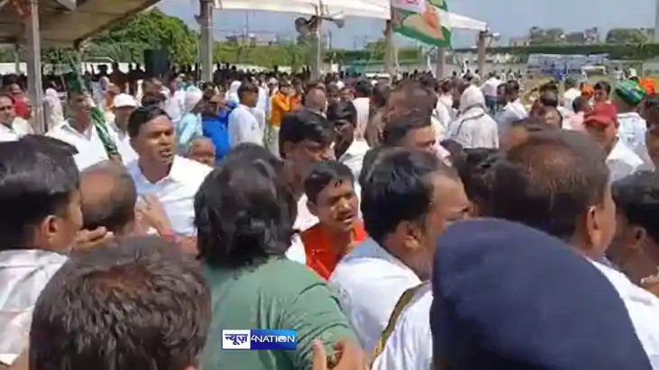 सीएम नीतीश के कार्यक्रम से पहले जदयू कार्यकर्ताओं में भिड़ंत