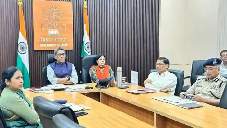Chief Secretary Pratyaya Amrit  Law & Order Review meeting