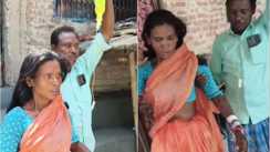 CDPO के आदेश पर सलाइन की बोतल हाथ में थामे ड्यूटी पर पहुँची बीमार सेविका