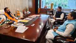 MLC Samir Singh met Samrat Chaudhary