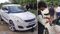 3400 lipstick marks on car 