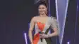 Urvashi Rautela tricolor dress